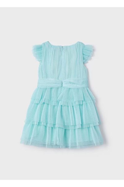 MAYORAL LIMI Girl's Stone Detailed Pleated Tulle Dress