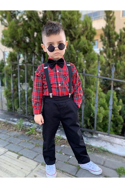 KiddyBO 23 April Holiday Shirt / Pants / Bow Tie Set of 3