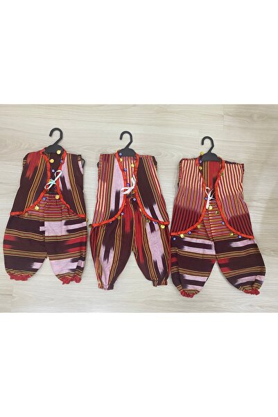 DİNÇLER TEKSTİL Keşan Dress Children's Vest-shalwar Lira Suit