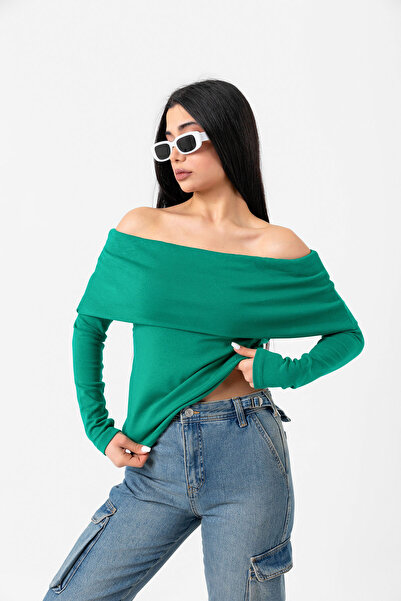 Benedetto Μακρυμάνικο με ανοιχτούς ώμους