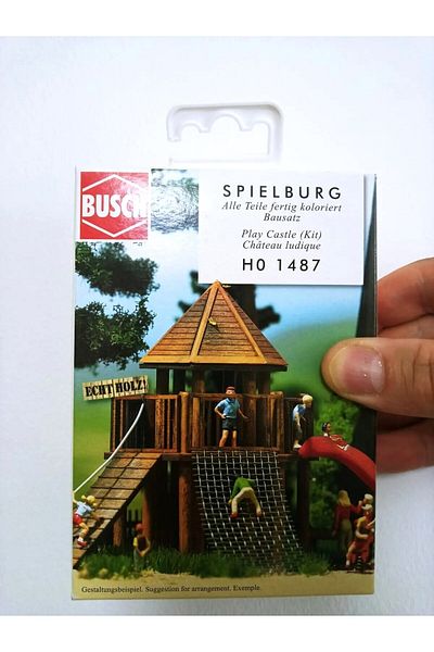 Busch 1:87 Ho 1487 Game Castle Miniature Mini Model (5 X 9 Cm)