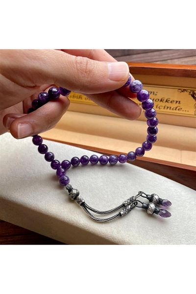 dergah tesbih Amestist Stone - Rosary Nn Model