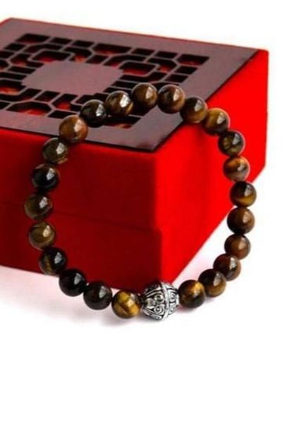 dergah tesbih Tiger Eye Stone Bracelet