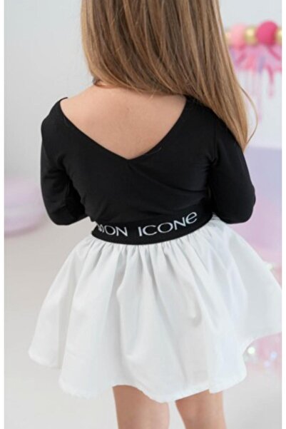 mon icone Placketed Shirt Skirt
