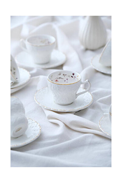 ACAR Elsa 6 Kişilik Kahve Fincanı Takımı 90 ml