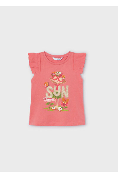 MAYORAL Kız Çocuk Kolsuz Pembe T-shirt