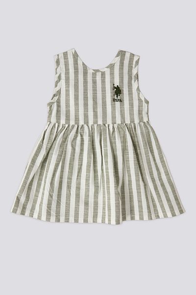U.S. Polo Assn. US Polo Assn.Licensed - Ruled Dress for Baby Girl
