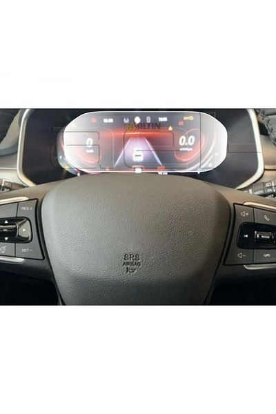 Universal Chery Tiggo 8 Pro Compatible Screen and Piano Black Protector Set of 7