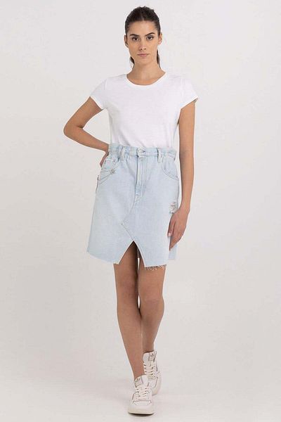 Replay Blue Mini Jean Skirt - 25 Cut