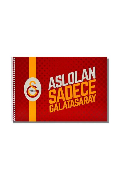 Galatasaray 17x24 15 Sheets Cardboard Cover Spiral Painting Book 12 Pieces