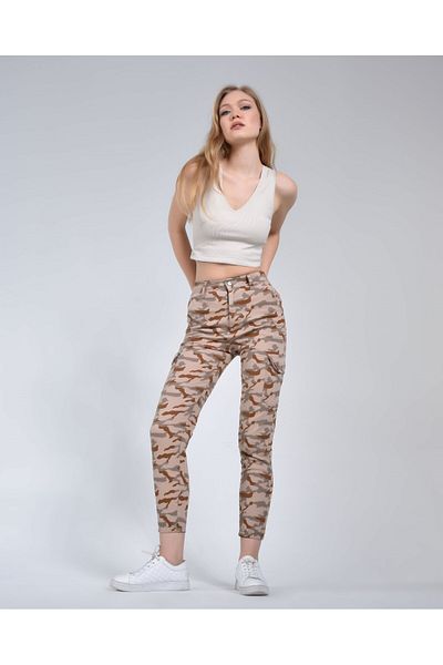 SOLİS MODA Camouflage Pants
