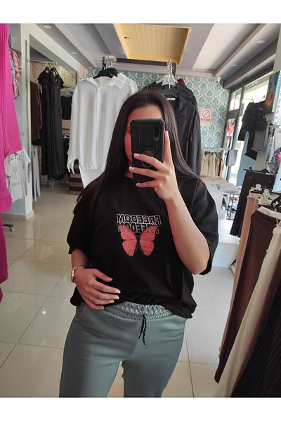 Sublime Butik Unisex Πράσινο Μέντα Εποχιακό Φούτερ με Ελαστική Μέση και Μπροστινά πόδια