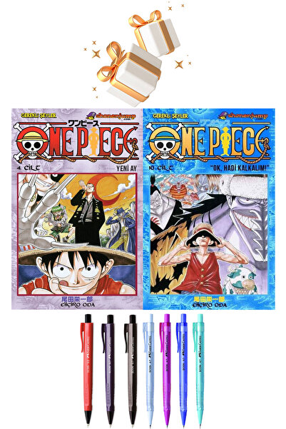 Gerekli Şeyler Yayıncılık One Piece 4. Cilt One Piece 10. Cilt + Faber Castel...