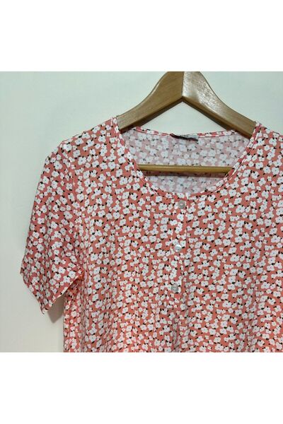 Pjs Pijama ثوب نوم نسائي منقوش بفتحة