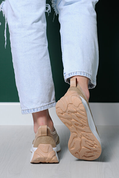 Sibel Durmaz Efso Beige Sneakers