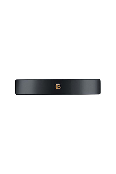 BALMAIN Cellulose Acetate Barrette pour Cheveux Medium Black