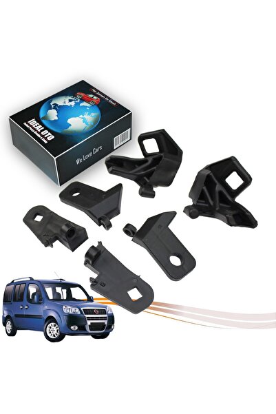 İDEAL OTOMOTİV Fiat Doblo 3 2010-2013 İçin Sol & Sağ Far Bağlantı Plastik Tam...