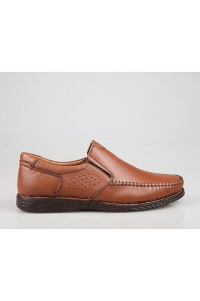 KOMCERO 4y015 Hakiki Deri Taba Erkek Günlük Ayakkabı