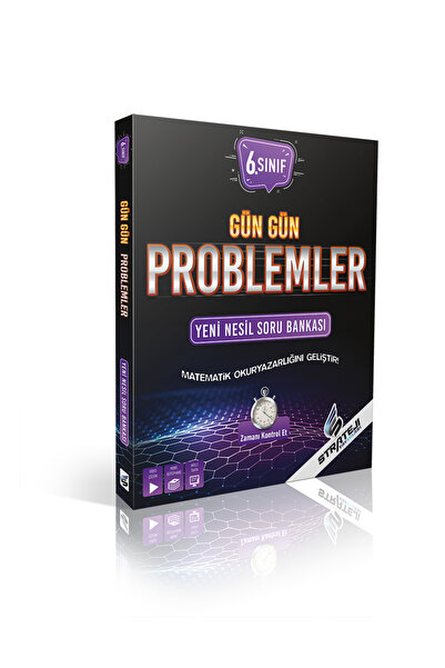 Strateji Yayınları 6. Sınıf Gün Gün Problemler Yeni Nesil Soru Bankası / Kole...