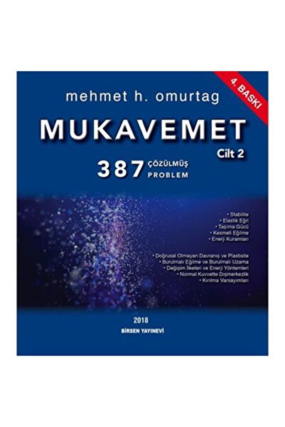 Birsen Yayınevi Mukavemet Çözümlü Problemler 2 / Mehmet H. Omurtag