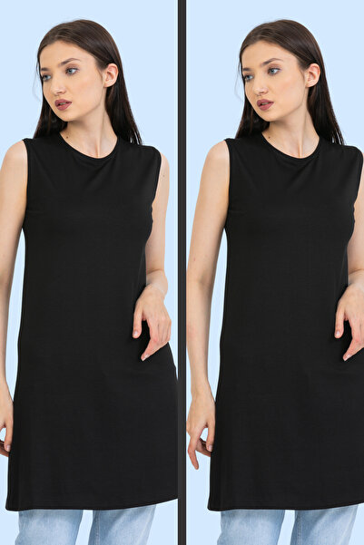 Pinkapple Örme Penye 3 Al 2 Öde 5 Al 4 Öde Kurtarıcı İçlik Kadın Tesettür Tunik