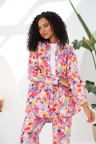 MİA NOURA Cămașă cu model gabardine