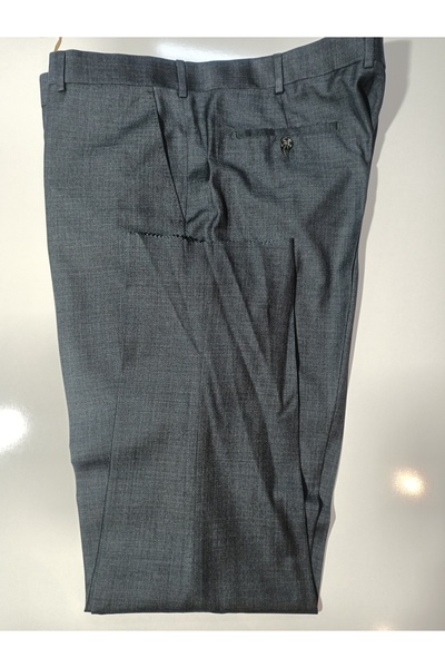 LAMPART Plus Size Cavalli Fabric Trousers - Classic Cut