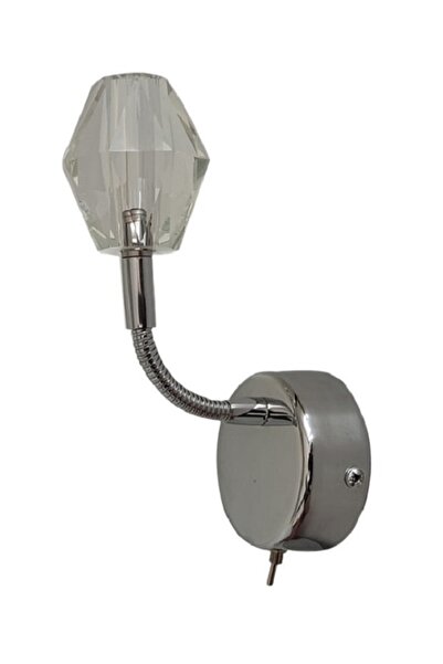 yigitled Yiğitled 12V Okuma Lambası tekne,karavan,marıne 3W LED Günışığı Anahtarlı 10cm sipiral hareketli