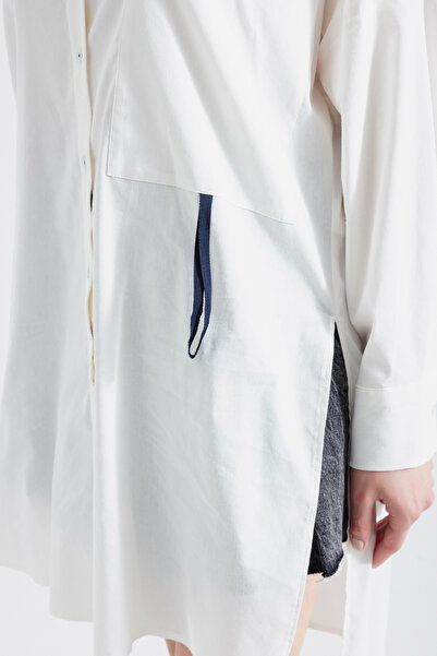 Lafaba Women's White Oversize Tunic Shirt