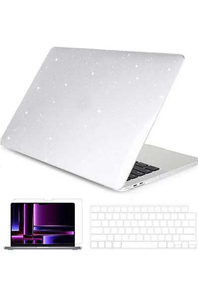 Nezih Case حافظة ماك بوك برو 14 بوصة M3 / M3 Pro / M3 Max A2992 A2918 متوافقة مع 360 حماية كاملة + غطاء لوحة مفاتيح + فيلم
