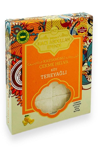 şekerci hacı abdullah efendi 100g Halva Village Pulling Butter Castan