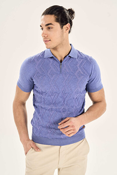 Walker London ΑΝΔΡΙΚΟ ΠΛΕΚΤΟ ΜΠΛΟΥΖΑΚΙ 100% ΒΑΜΒΑΚΙ