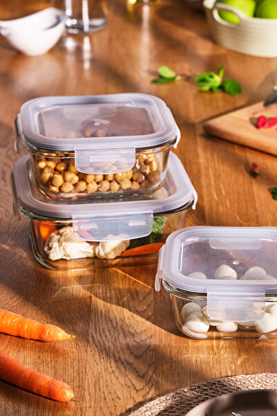 Emsan Luna 800 ml Borosilicate Storage Container