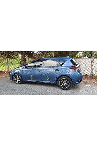 ANDOTOAKSESUAR Anadolukrom Toyota Auris Krom Yan Kapı Çıtası 4 Parça 2013 Üzeri
