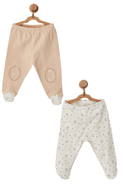 Erkek Bebek Ay Yıldız Motifli 2li Pantolon Takımı Ac22763