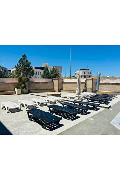 SAZLIK REGNUM PLASTİK A KALİTE SİYAH ŞEZLONG