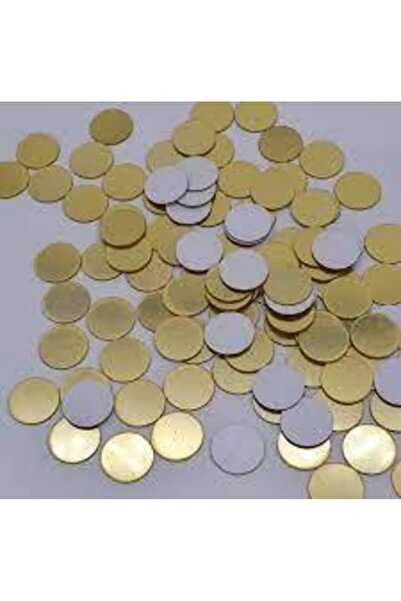 EvimHobi Dekor Süs Yuvarlak Ayna Altın - Gold 50x Adet Pleksi Dekoratif - 5 C...