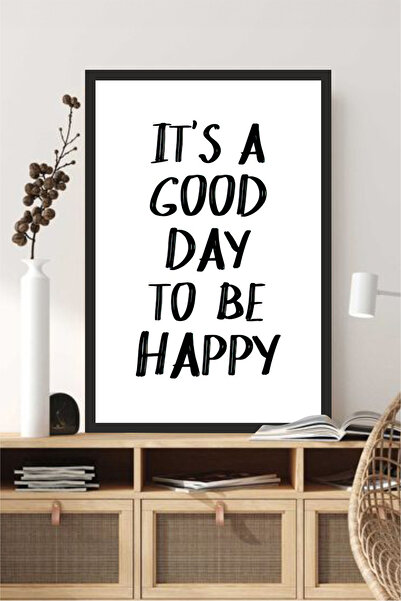 Cadran motto yazılı çerçeve görünümlü mdf tablo