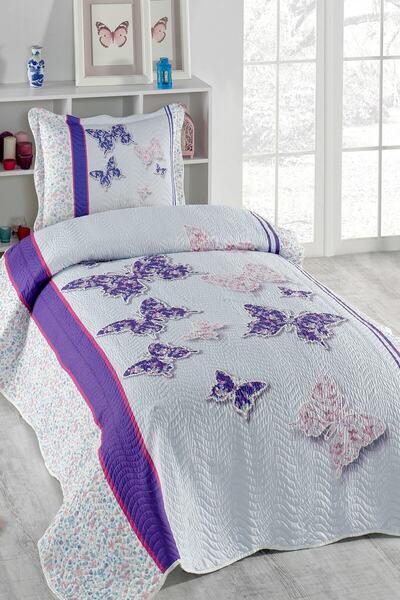 ŞENER HOME Örtüm Flyer Одномісний капітоне покривало для ліжка