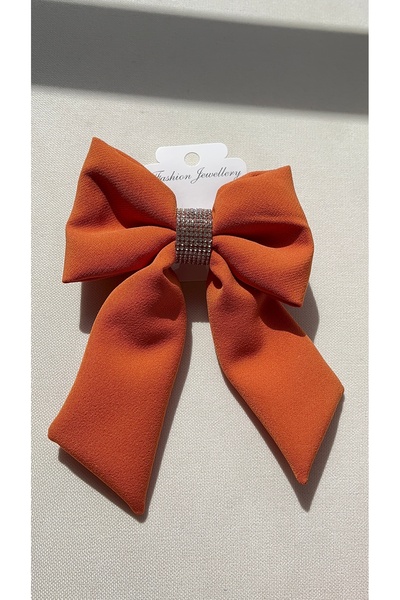 gül sezgin butik Cataramă cu fundă pentru femei cu detaliu din piatră de culo...