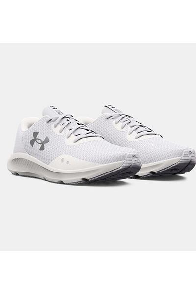 Under Armour Ua Charged Pursuit 3 - White/Grey Running Shoes
