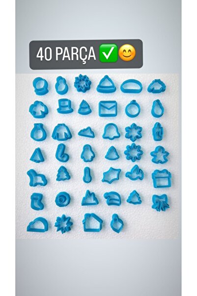 EXCLUSIVE SET OF POLYMER CLAY EARRINGS 40 PCS ULTIMATE PACK! (CHRISTMAS THEME)