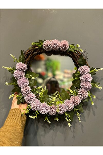 Pika Çiçekli Kapı Süsü - Dış Kapı süsü - Doğal Çalı süs -