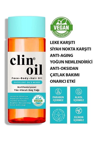 PROCSIN Clin Oil 100ml - Multifunctional (FACE, BODY, HAIR)