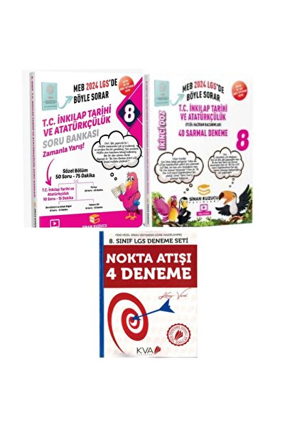 SİNAN KUZUCU YAYINLARI T.C. Inkılap Tarihi Ve Atatürkçülük Soru Bankası+Branş...