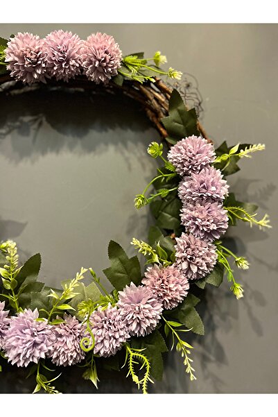 Pika Çiçekli Kapı Süsü - Dış Kapı süsü - Doğal Çalı süs -