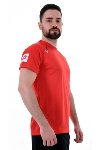 Lotto Men's Red Short Sleeve T-shirt R8927