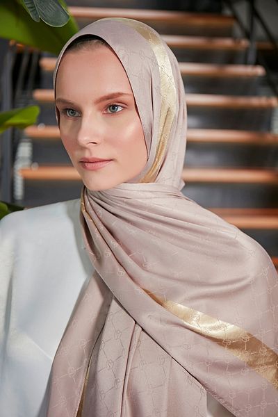 Scarf Gi Луксозен жакардов шал -4-