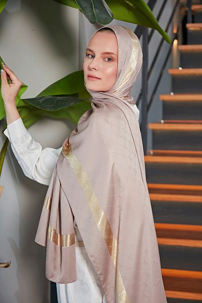 Scarf Gi Луксозен жакардов шал -4-