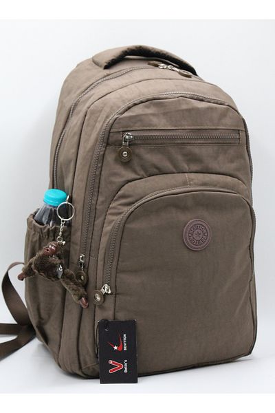 Bevitton Water Resistant Fabric Mink Unisex New School Backpack 1800